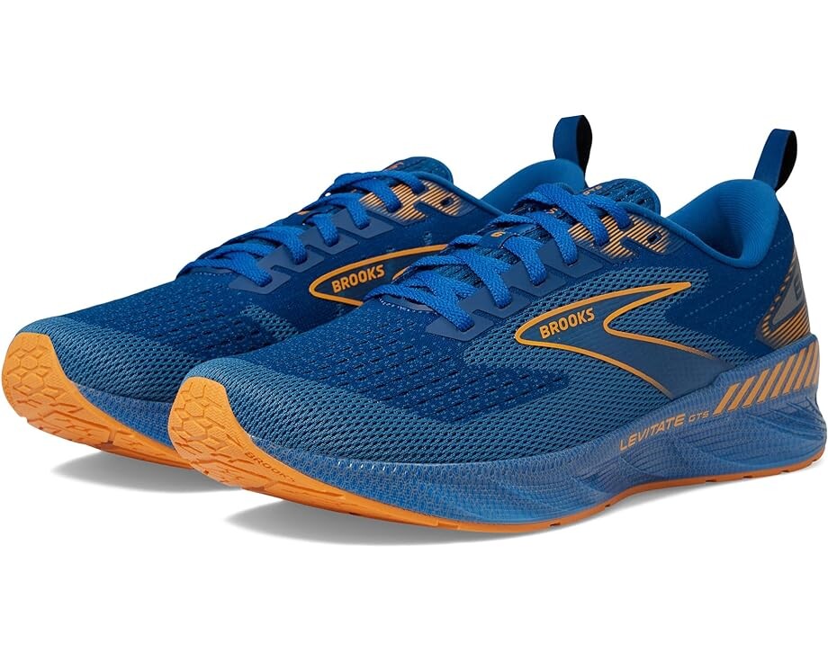 

Кроссовки Brooks Levitate GTS 6, цвет Classic Blue/Orange