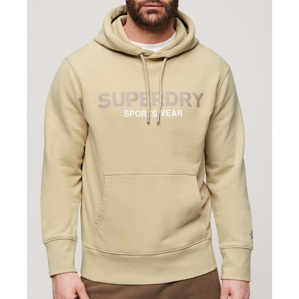 Худи Superdry Sportswear Logo Loose, бежевый