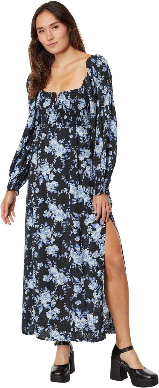 

Платье Jaymes Midi Free People, цвет Black Combo