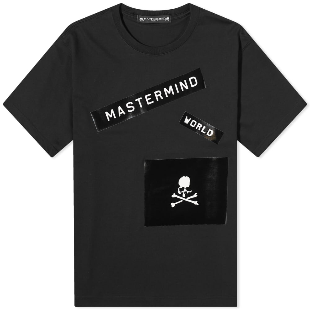 

Футболка Mastermind world в стиле лейблмейкера, черный