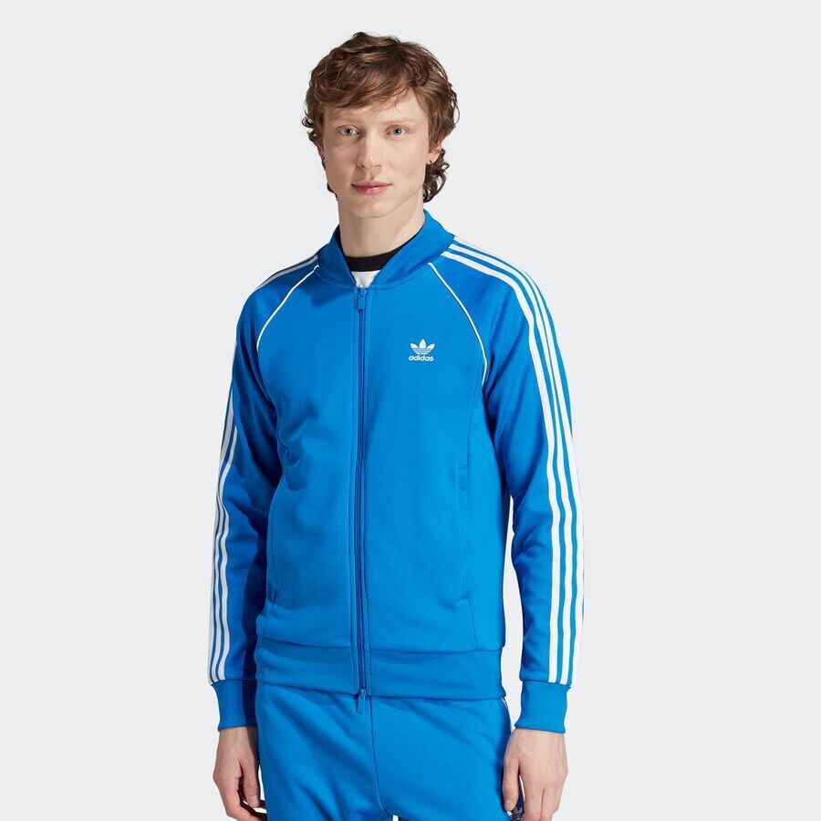 

тренировочная куртка adicolor Superstar adidas Originals, цвет bluebird/white