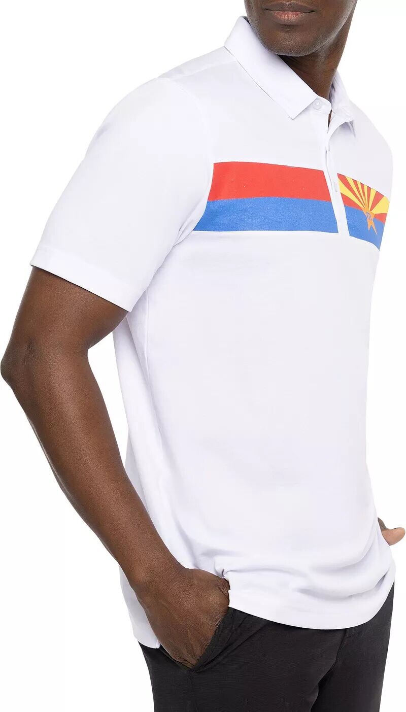 

Мужская футболка-поло для гольфа TravisMathew Arizona Great Prescott, белый