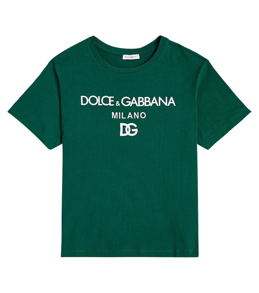 

Футболка из хлопкового джерси DG Dolce&Gabbana, зеленый