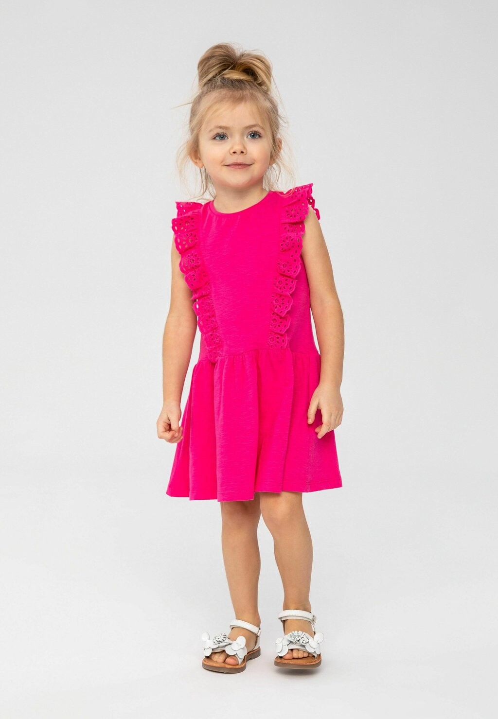 

Платье из джерси SLEEVELESS WITH BROIDERY MINOTI, цвет pink