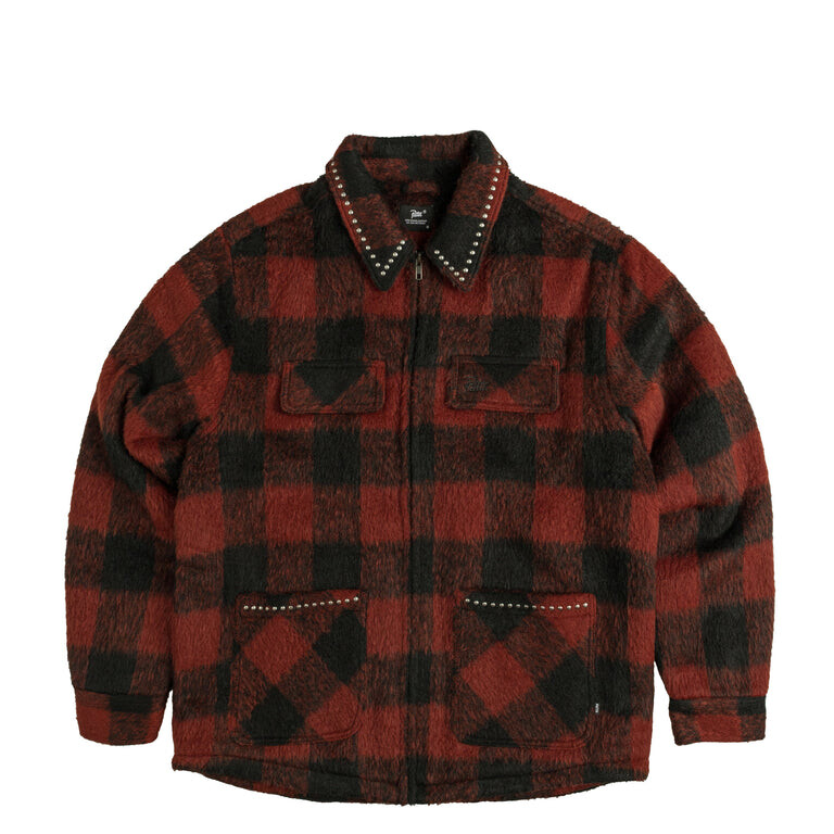 

Куртка Check Car Coat Patta, серый