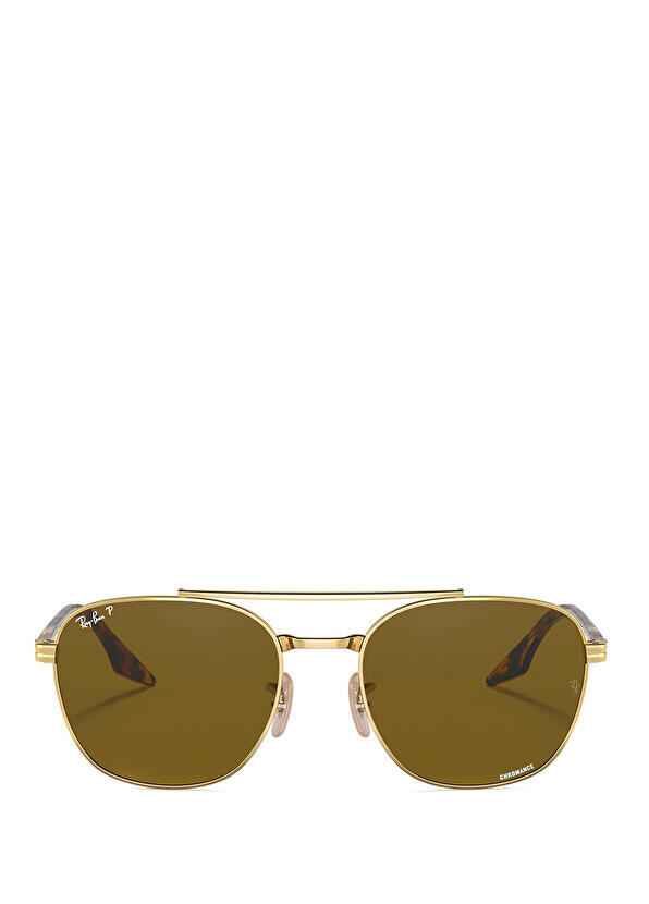 

Солнцезащитные очки унисекс с коричневой перемычкой Ray-Ban