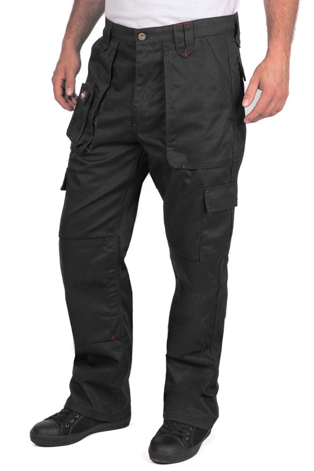 Брюки с несколькими карманами Lee Cooper Workwear, черный карго lee размер 32 черный