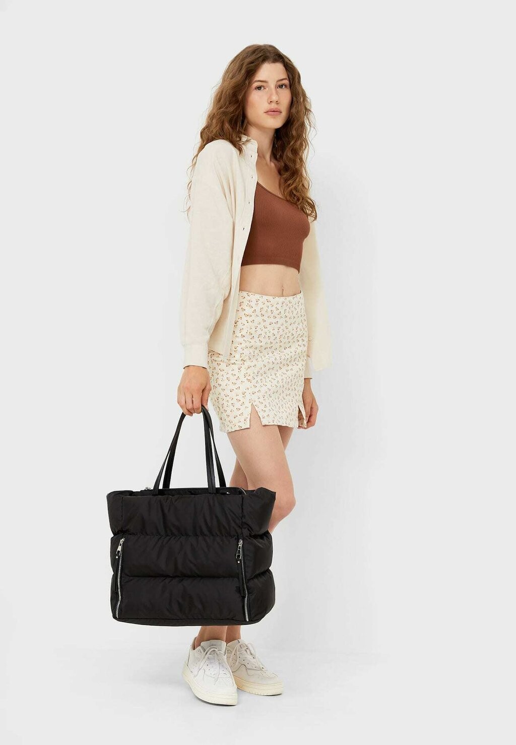 

Сумка для покупок Stradivarius, черный