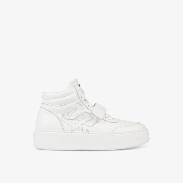 

Высокие кроссовки из искусственной кожи с нашивкой-логотипом The Kooples, белый