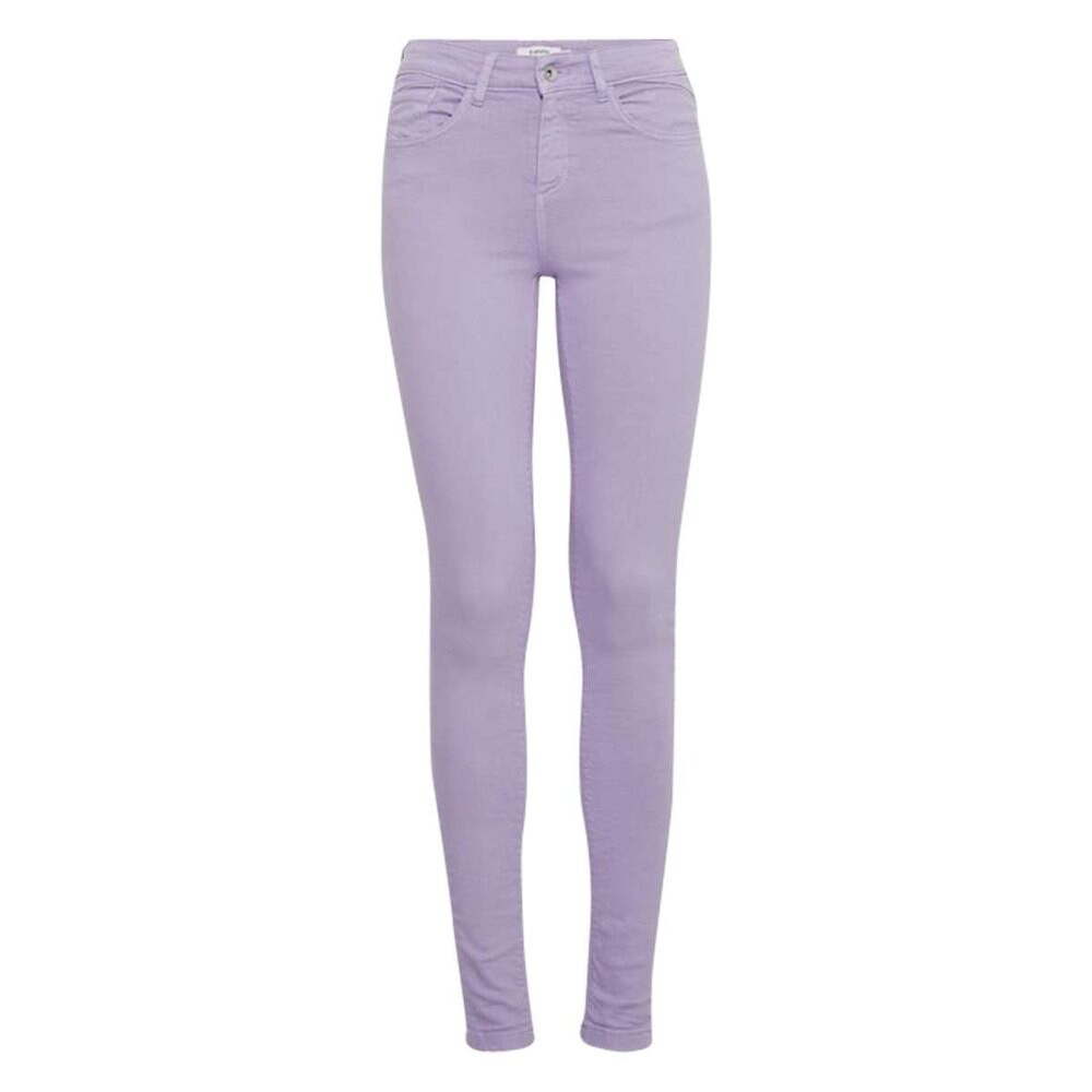 

Брюки B.young Slim 149585VTPE23 Mid Waist, фиолетовый