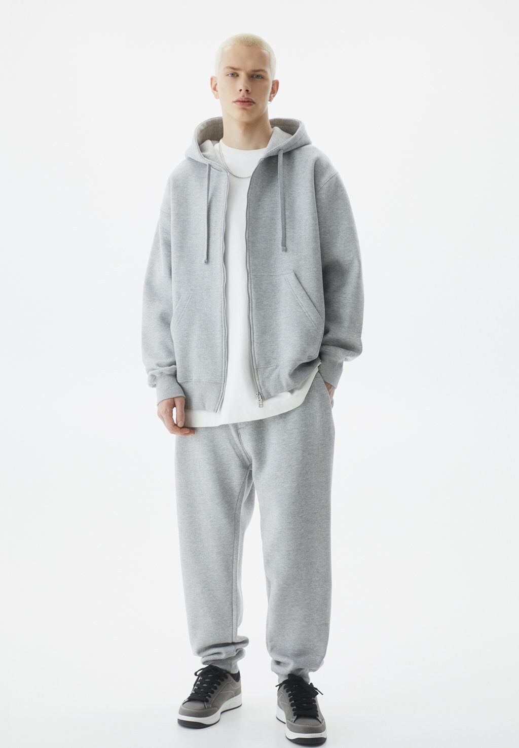 

Спортивный костюм SET PULL&BEAR, цвет grey