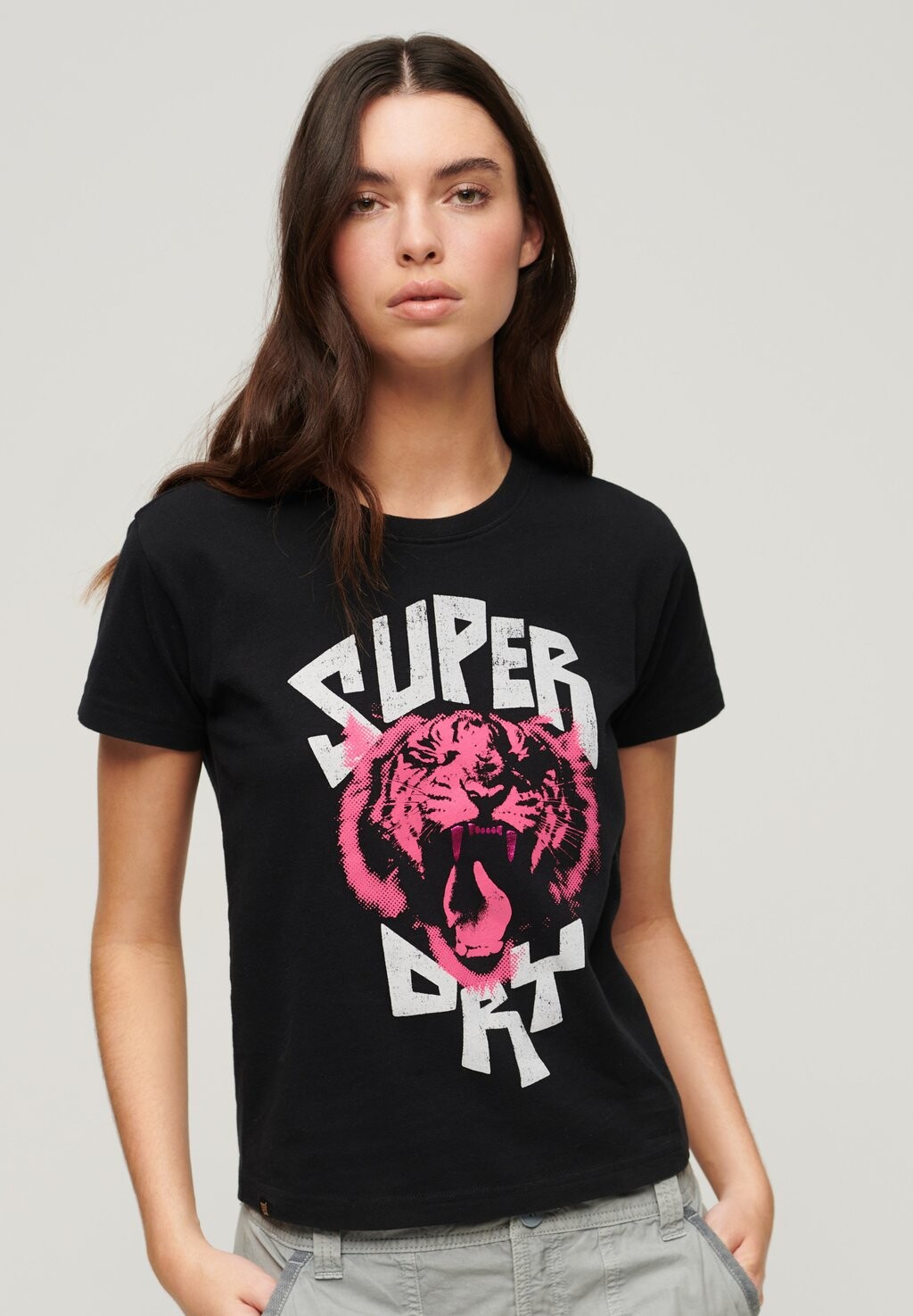

Футболка с принтом LO-FI ROCK GRAPHIC Superdry, черный