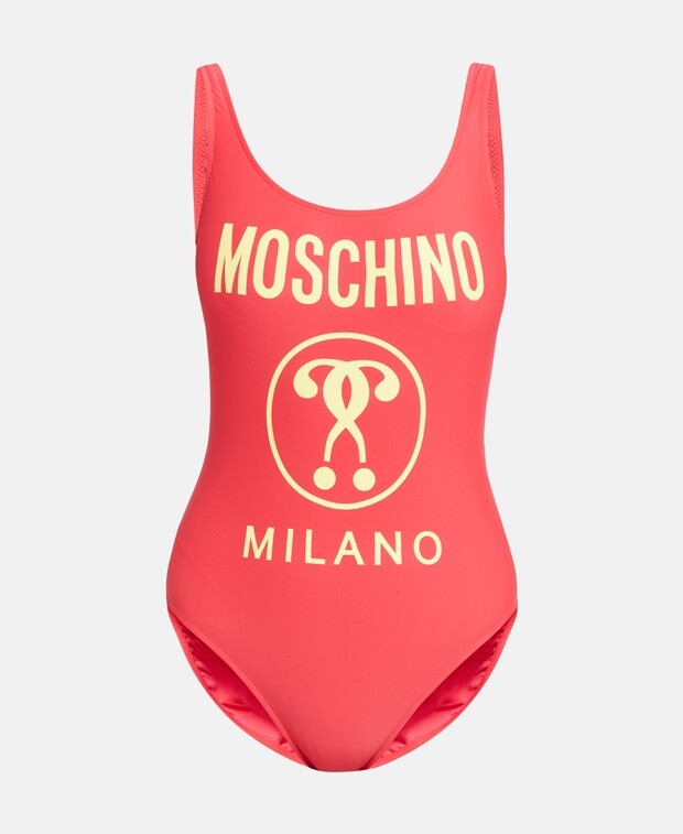 

Купальник Moschino, кирпично красный