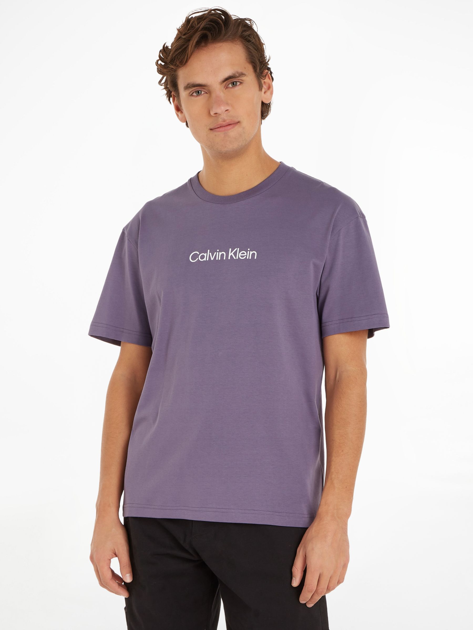 

Хлопковая футболка Calvin Klein Logo Comfort, цвет Cadet