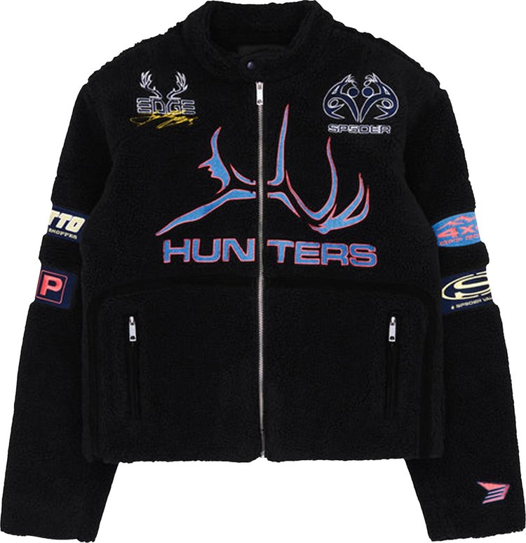 Куртка Sp5der Sherpa Hunter Moto 'Black', черный