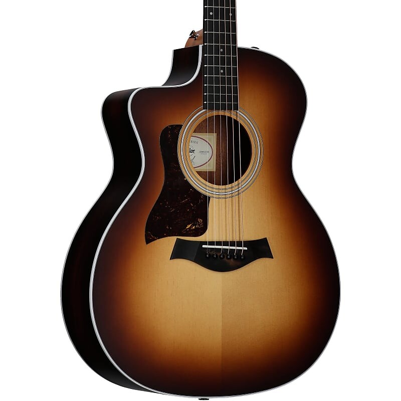 

Акустическая гитара Taylor 214ce Koa Grand Auditorium Left-Handed Acoustic-Electric Guitar, Sunburst