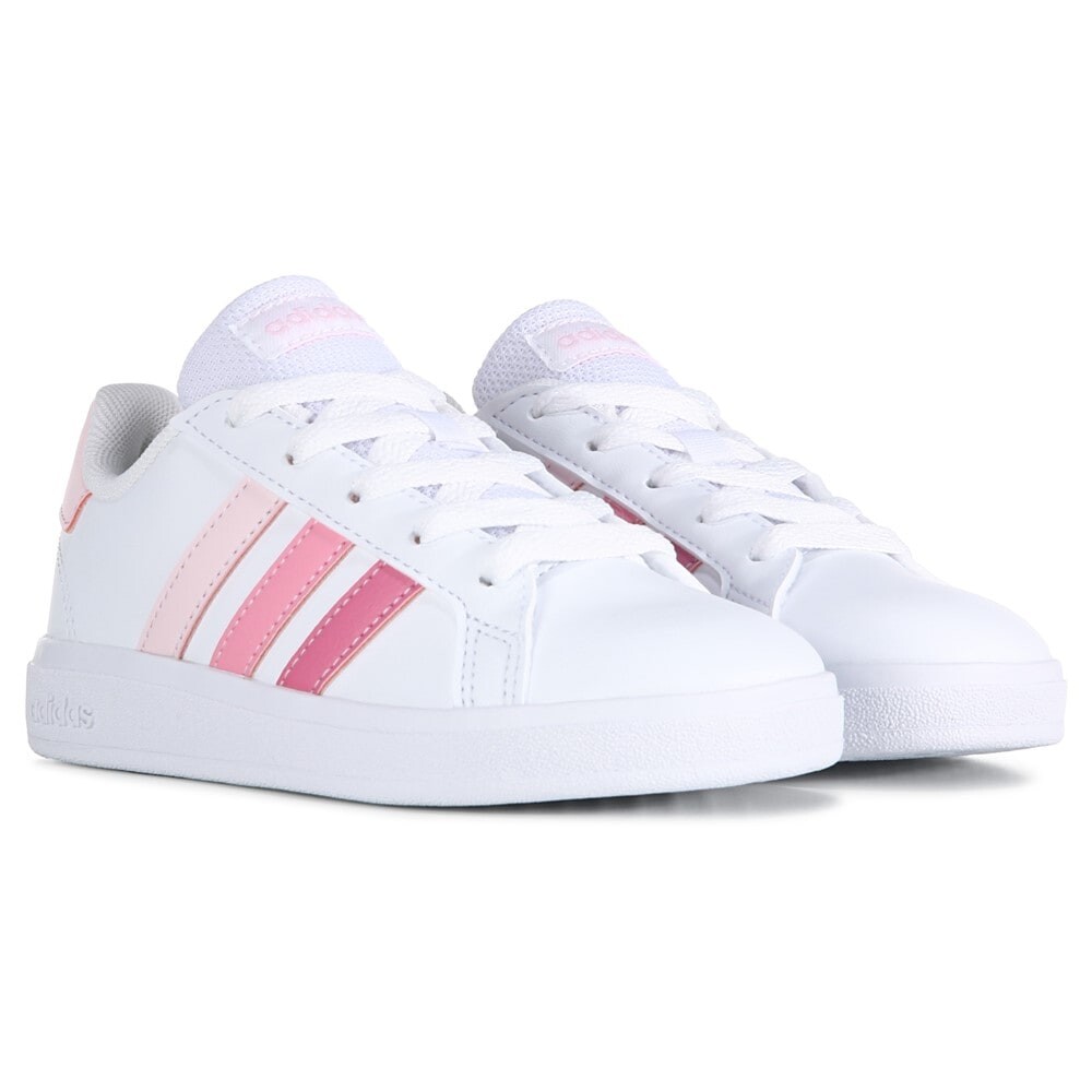 

Детские кроссовки Grand Court 2.0 Little Kid Adidas, белый