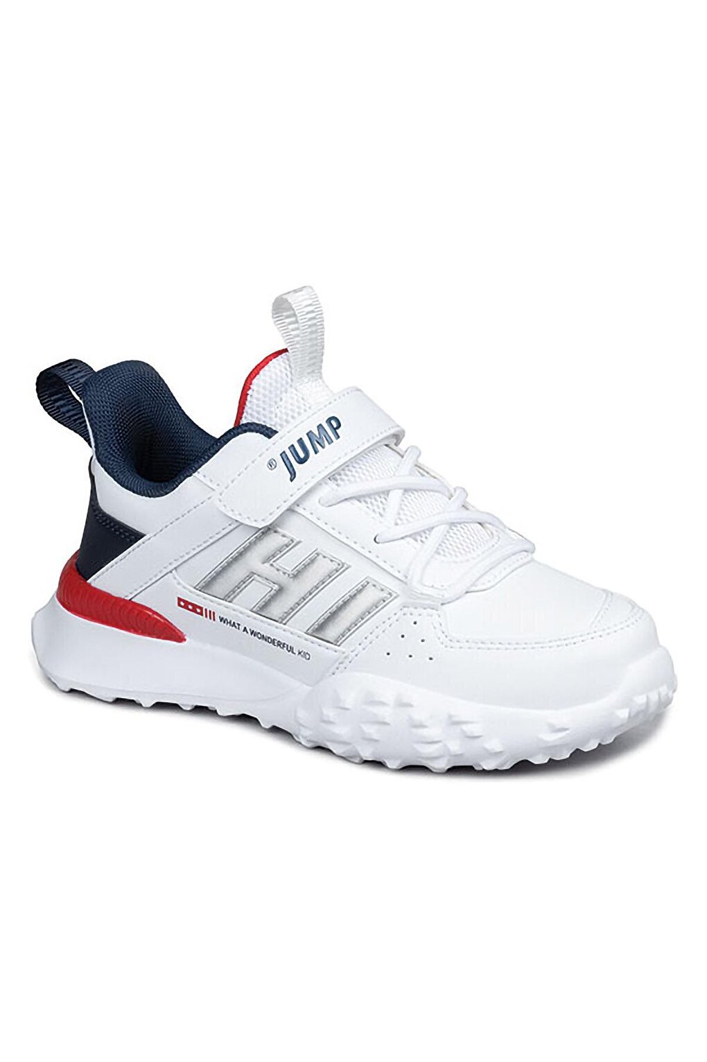 цена Детская спортивная обувь унисекс Jump, бело-красный