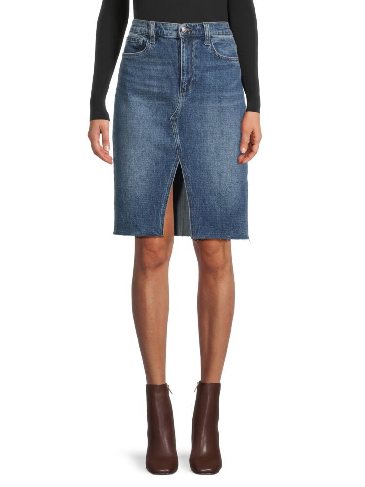 

Джинсовая юбка с высокой посадкой Joe'S Jeans, синий