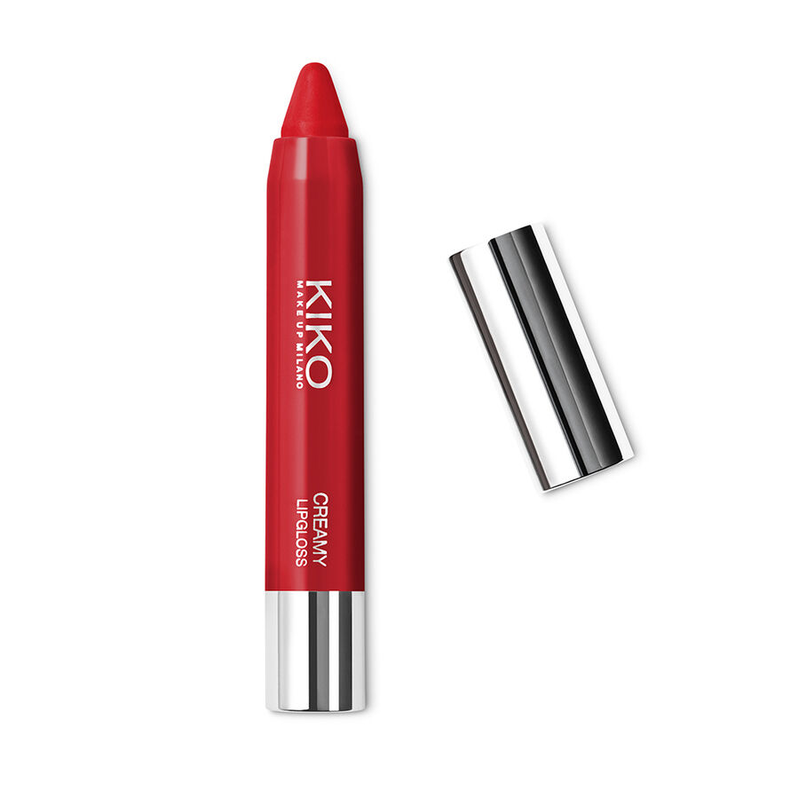 Блеск для губ 105 огненно-красный Kiko Milano Creamy Lipgloss, 2,84 гр блеск с эффектом влажных губ kiko milano creamy lipgloss 2 84