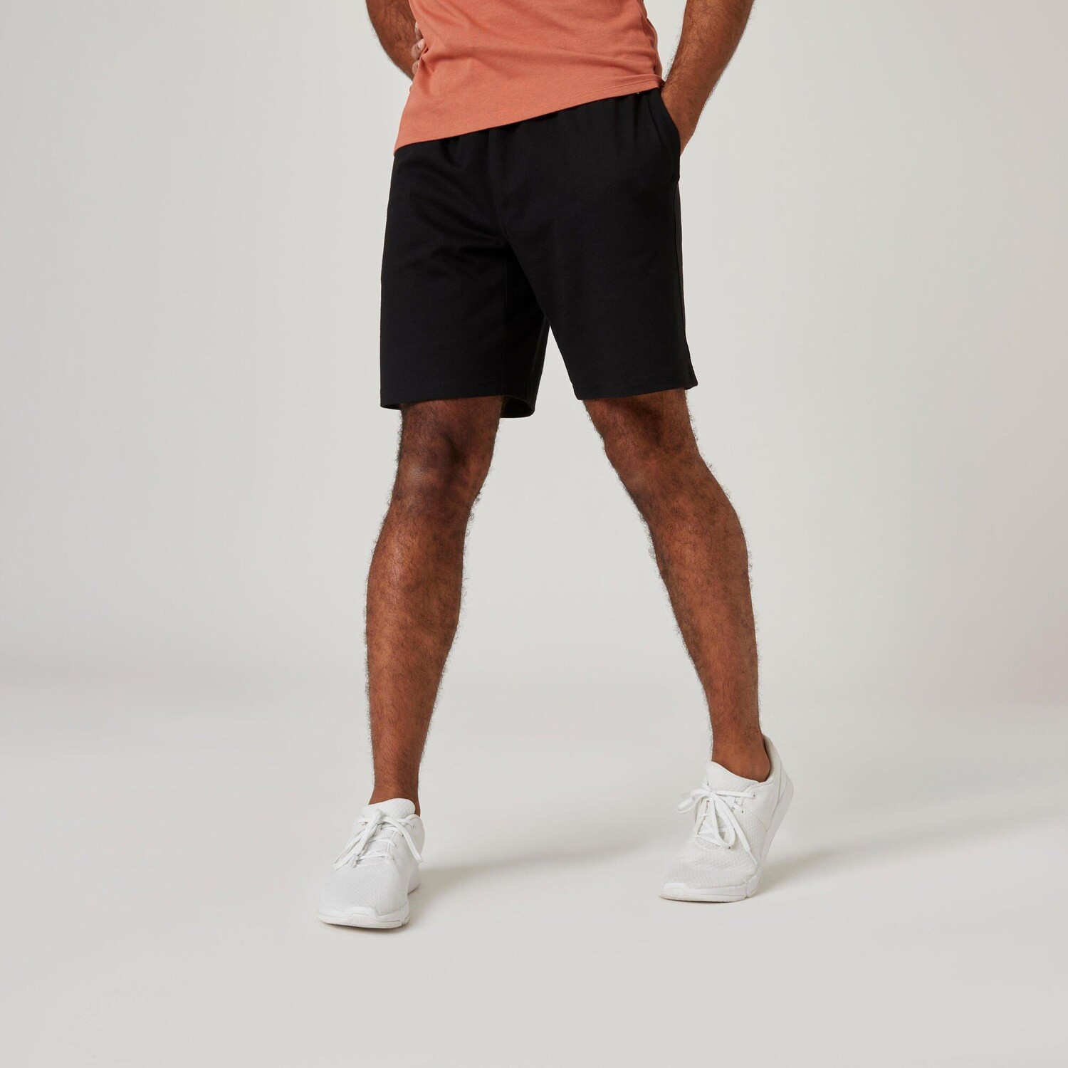 

Шорты для фитнеса Decathlon 500 Essentials Domyos, черный