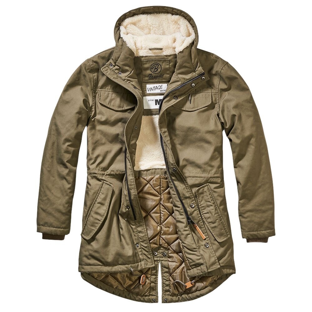 

Пальто Brandit Marsh Lake Teddy, зеленый