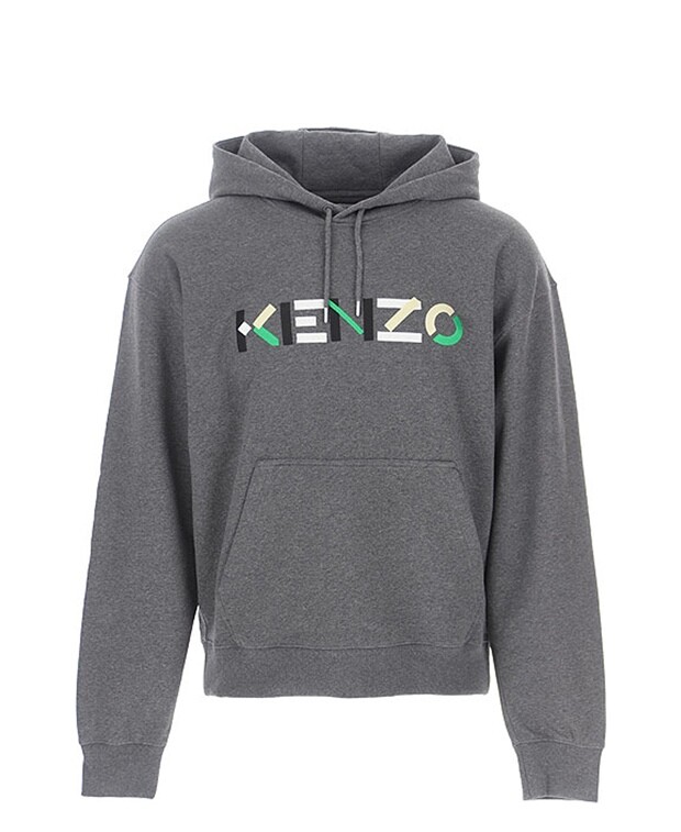 

Худи с капюшоном Kenzo, серый