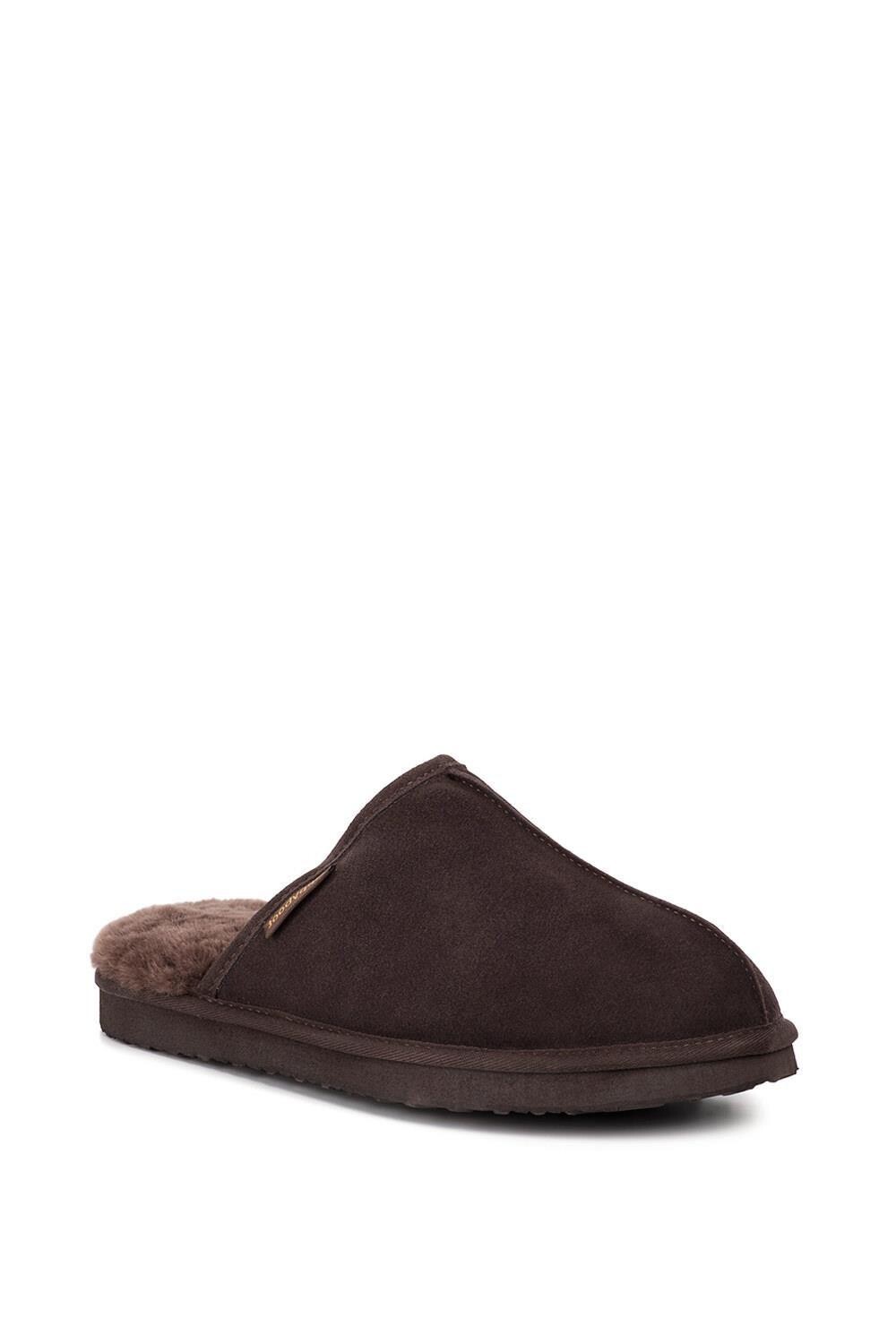 

Мюли-тапочки из овчины Redfoot shoes, коричневый