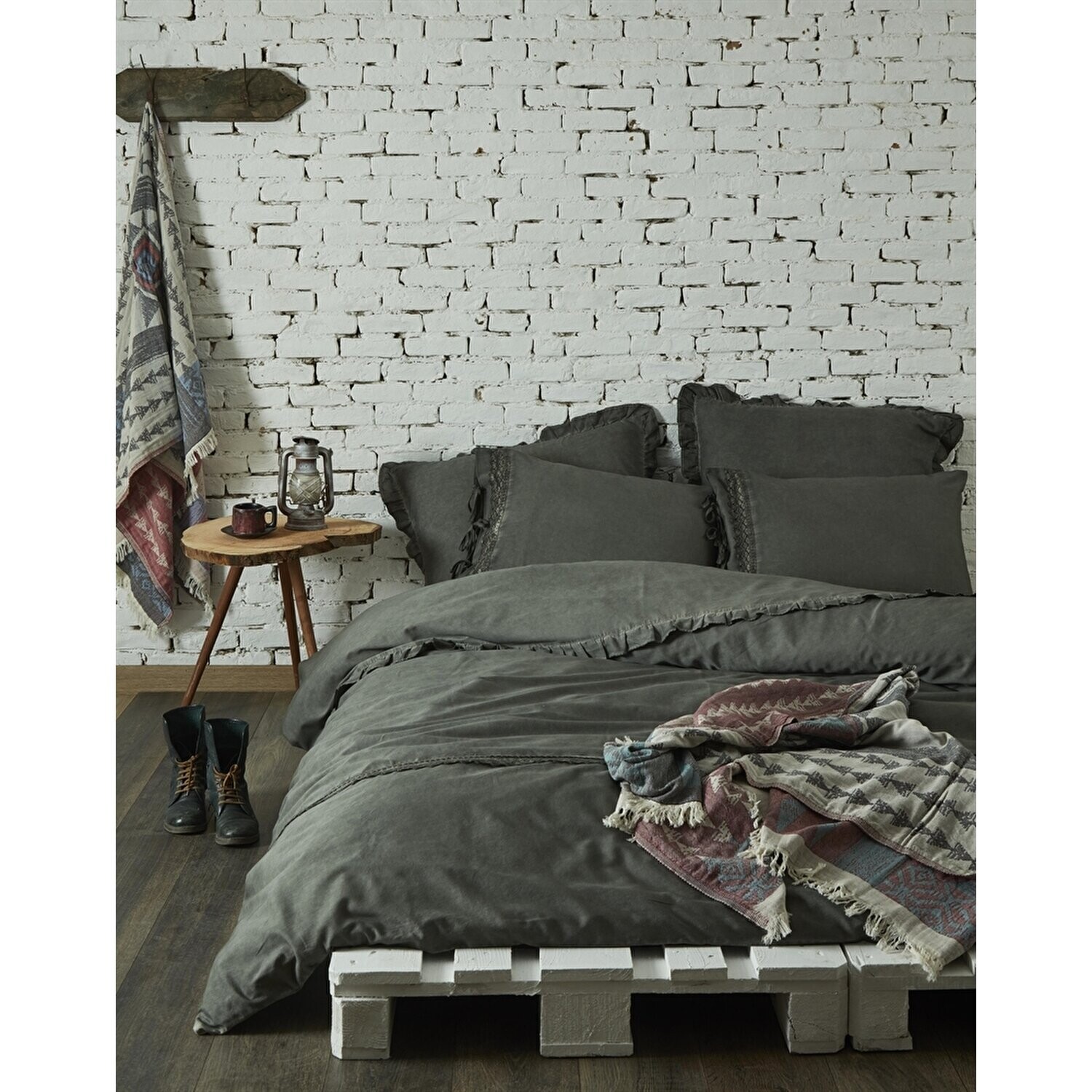 

Комплект постельного белья из органического хлопка Ecocotton Valeria Green
