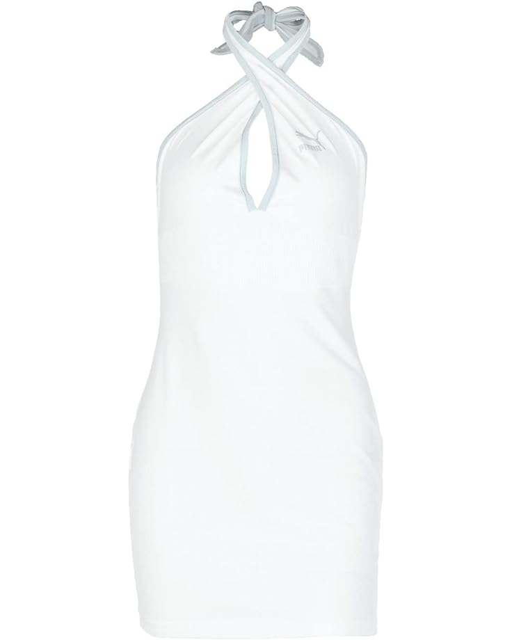 Платье PUMA Classics Summer Resort Halterneck Dress, цвет Puma White цена и фото