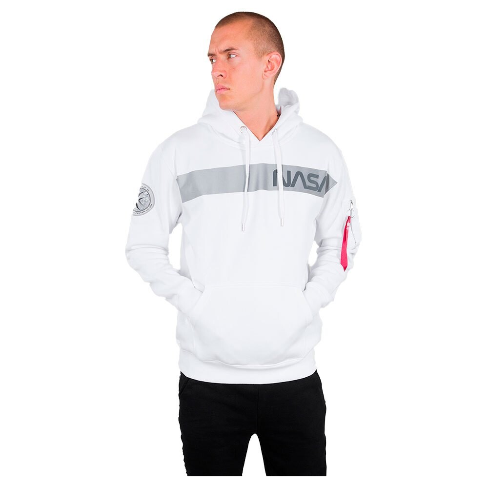 

Худи Alpha Industries NASA RS, белый