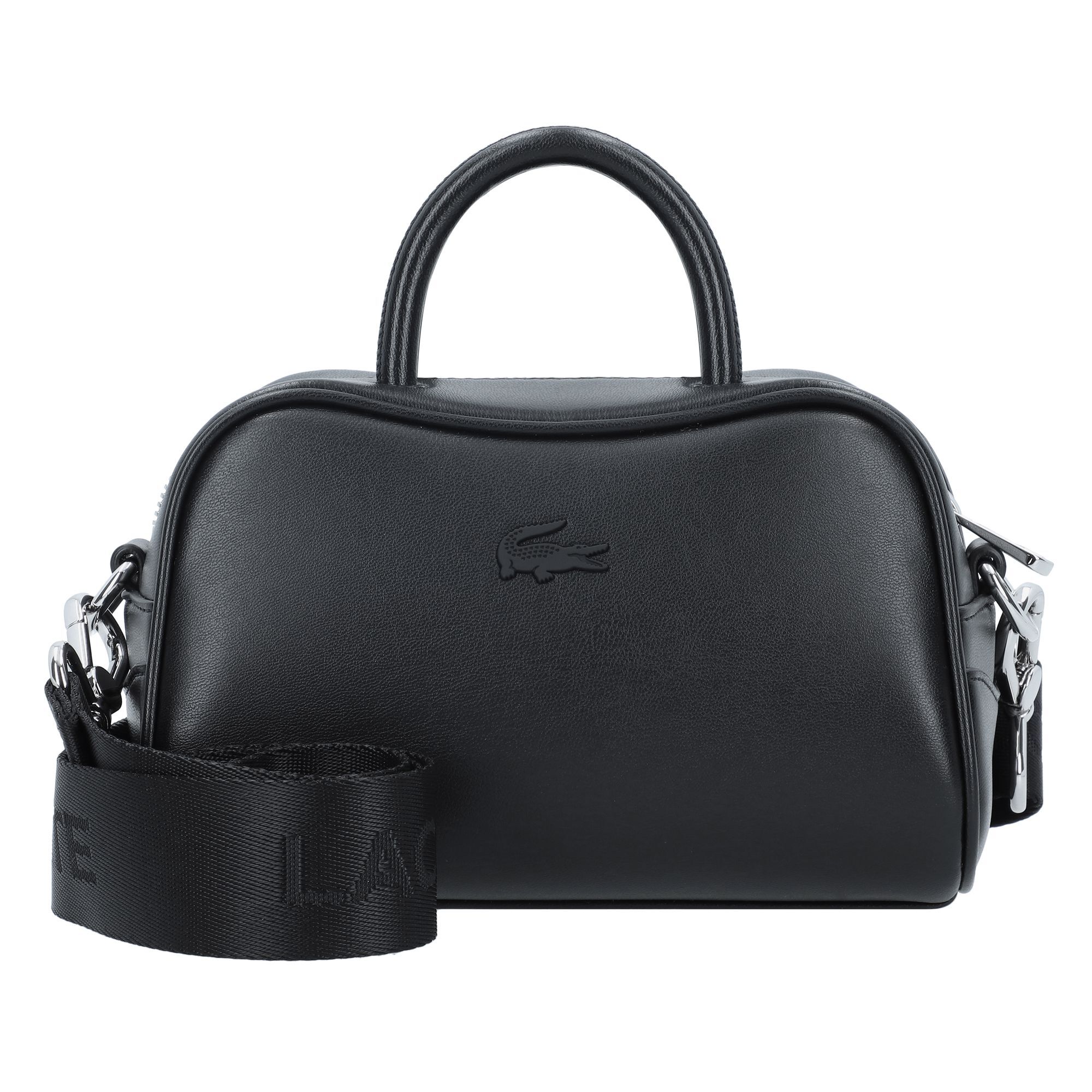 

Сумка Lacoste Lora Handtasche Leder 19 cm, цвет noir