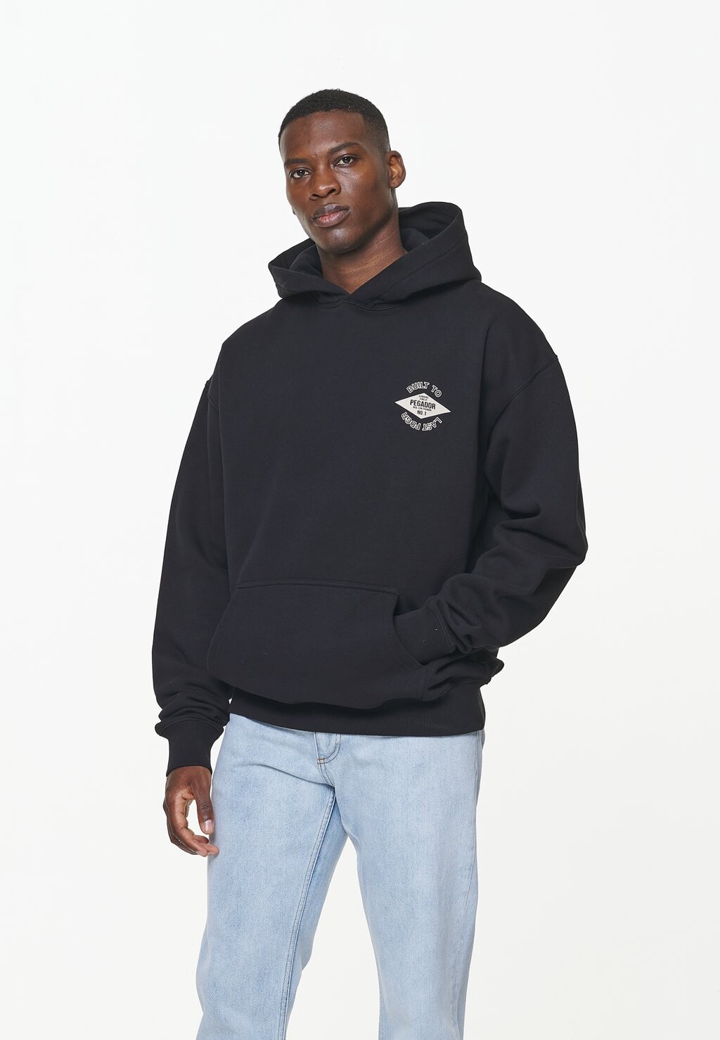 

Толстовка ASPIN OVERSIZED HOODIE Pegador, цвет vintage onyx black