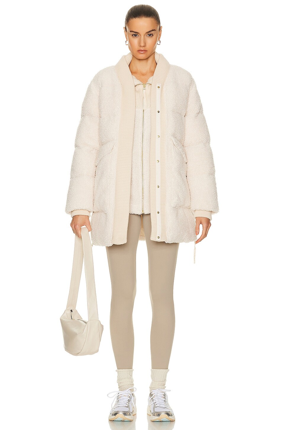

Пальто Varley Wynn Sherpa Puffer, цвет Sandshell