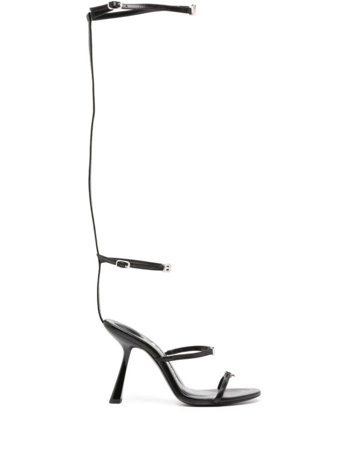

Alexander Wang босоножки с кристаллами, черный