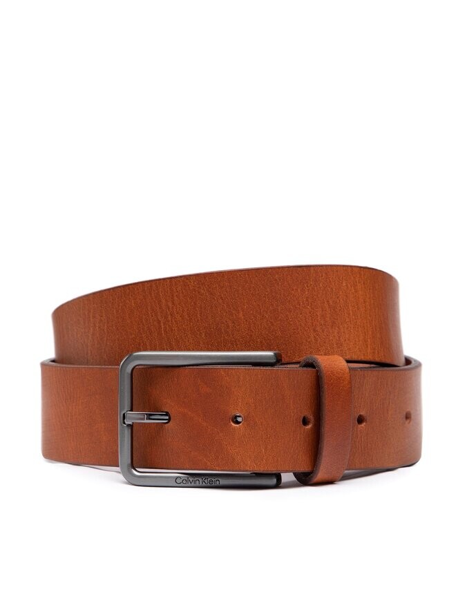 

Ремень Warmth Oiled Grain 35Mm Calvin Klein, коричневый