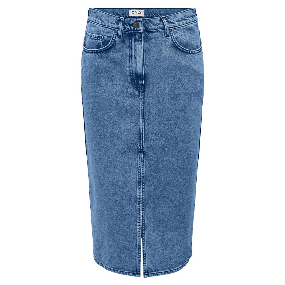 

Юбка Only Bianca Midi Denim, синий