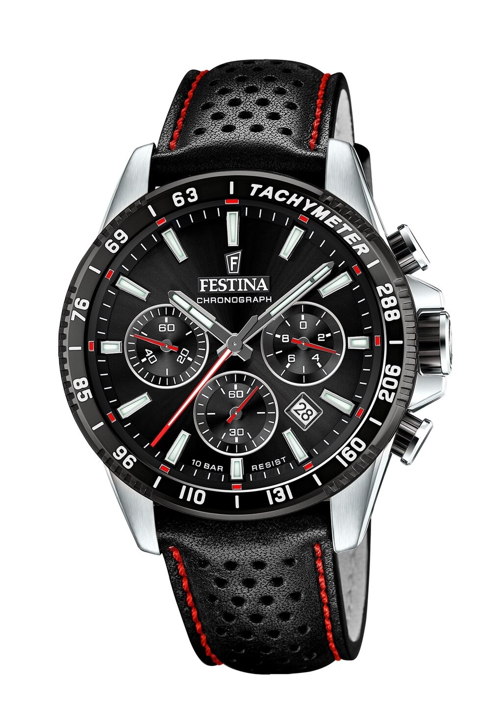 

Хронограф Festina, цвет schwarz/silber