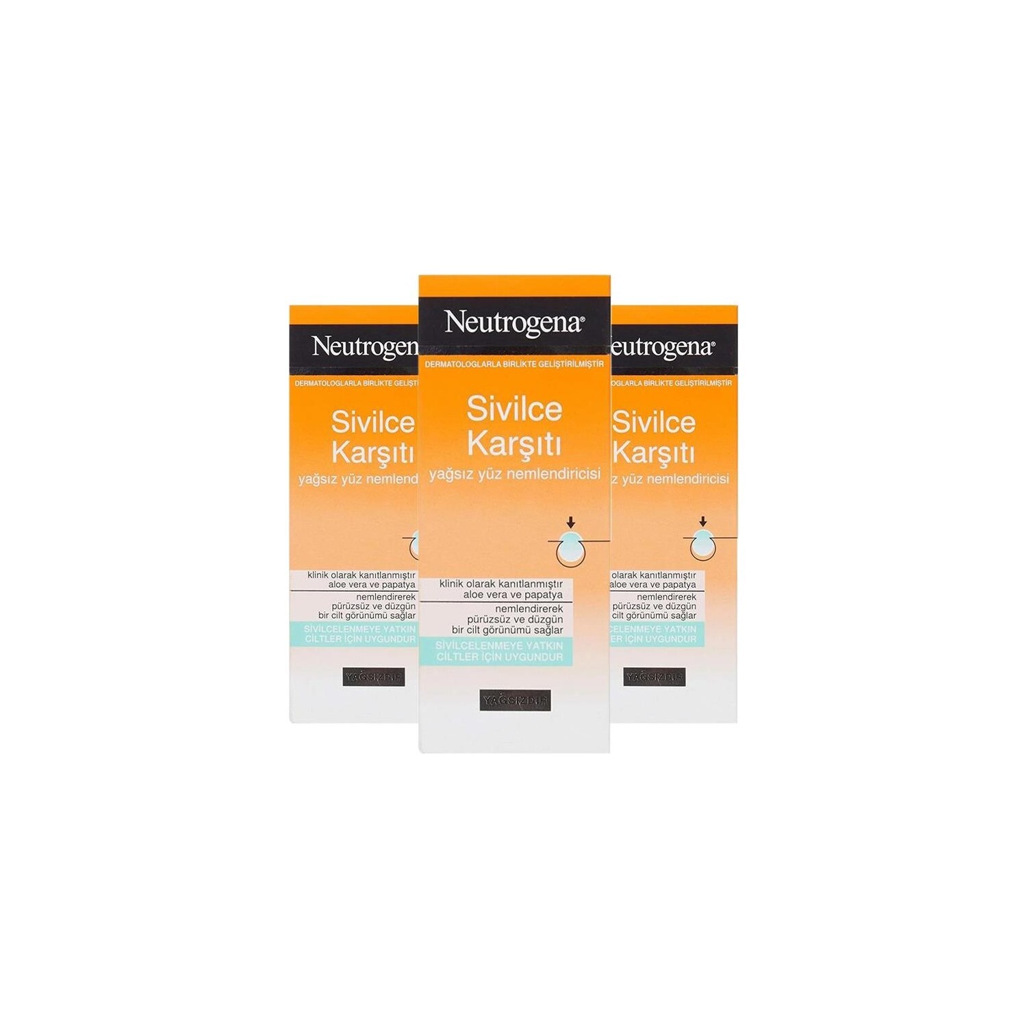 

Увлажняющий крем для лица Neutrogena 50 мл, 3 шт