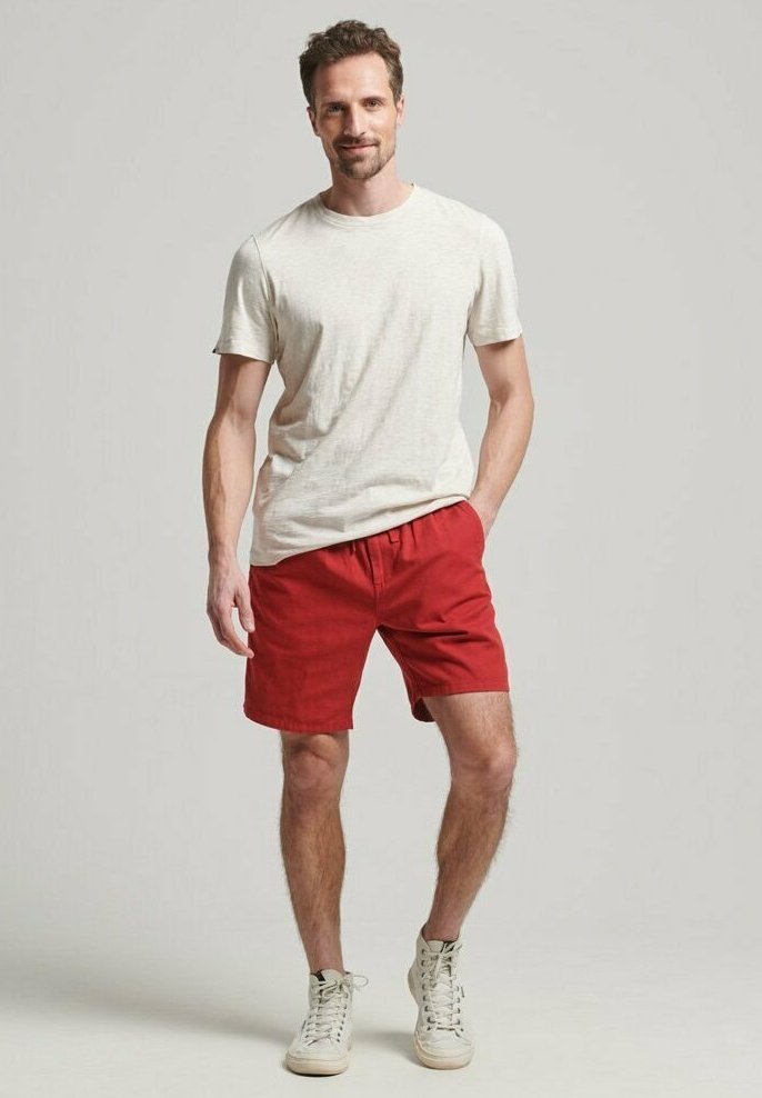 Спортивные штаны VINTAGE OVERDYED Superdry, цвет expedition red
