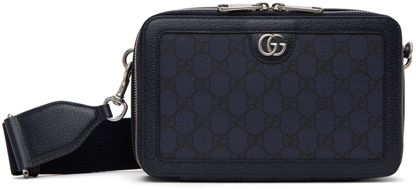 

Темно-синяя мини-сумка Ophidia GG Gucci