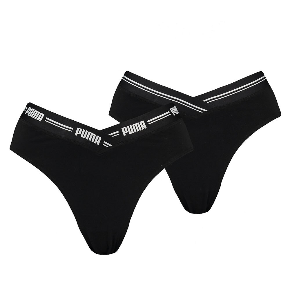 

Трусы Puma V-Shape High Waist 2 шт, черный