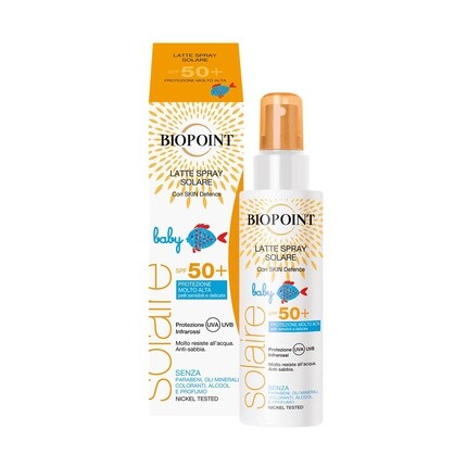 

Детский солнцезащитный крем для тела SPF50+ Высокая защита 150 мл Biopoint