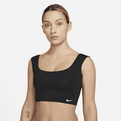 

Топ для плавания Nike Essential, черный