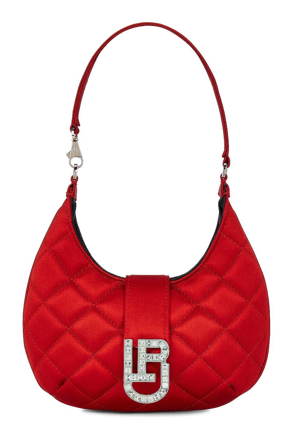 

Сумка les petits joueurs Cindy, цвет Satin Matellasse Red & Strass Crystal