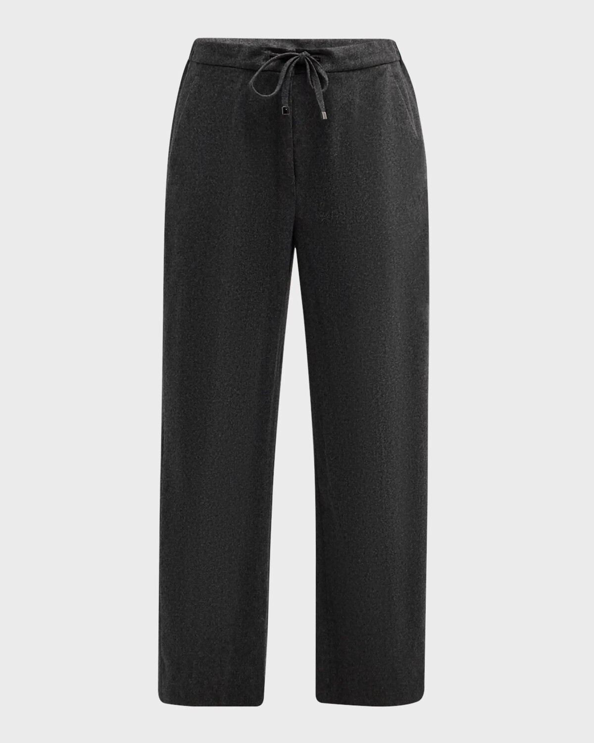 

Прямые шерстяные брюки Floria Max Mara, цвет Medium Grey