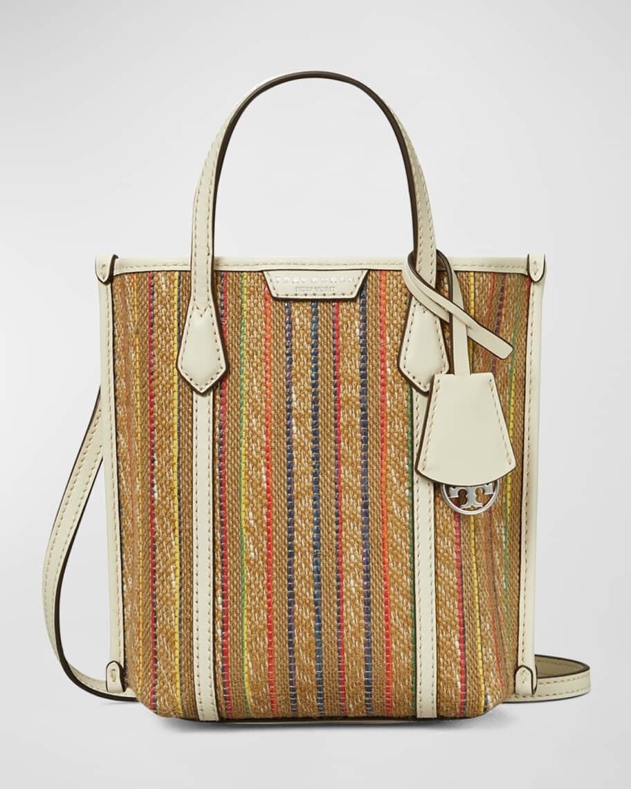 

Миниатюрная большая сумка Perry в полоску North-South Tory Burch