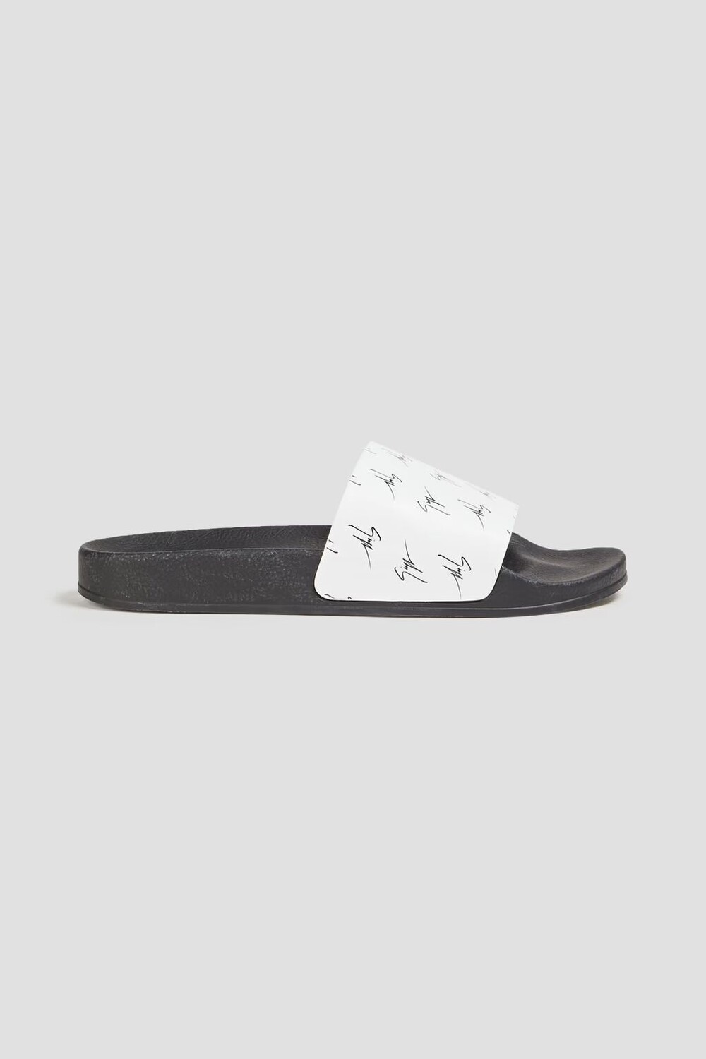 

Шлепанцы из искусственной кожи Newburel с логотипом Giuseppe Zanotti, белый