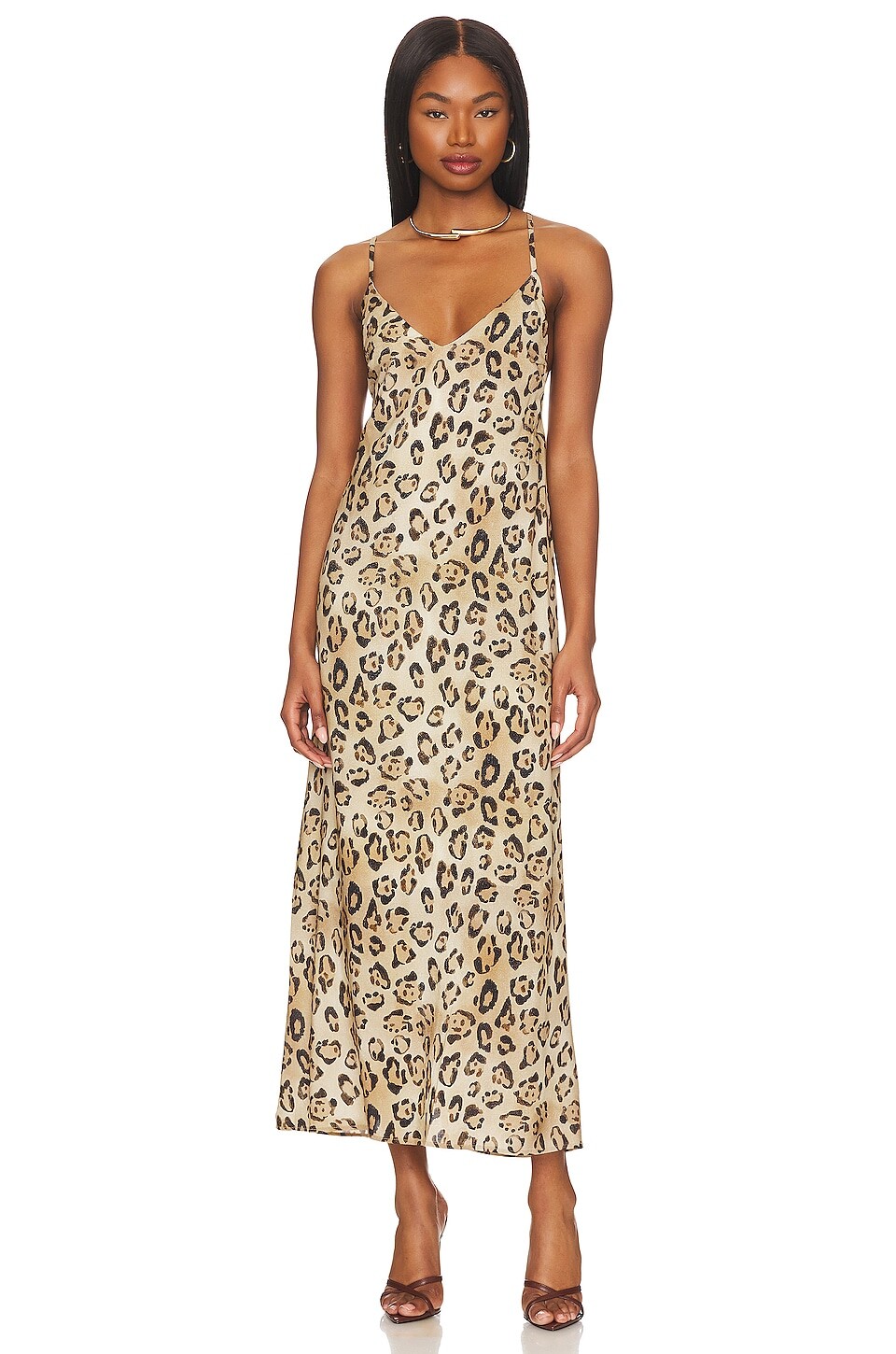 

Платье PQ Amelia Slip, цвет Leopard