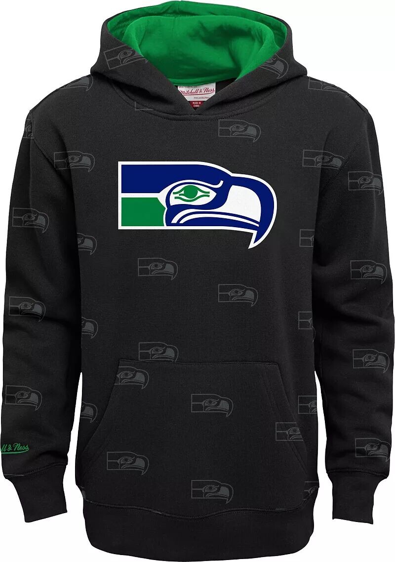 

Пуловер с капюшоном и принтом Mitchell & Ness Youth Seattle Seahawks